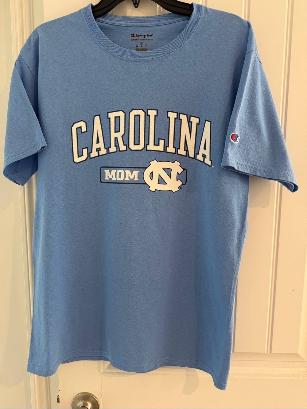 UNC - Champion Carolina Mom T-Shirt in Carolina Blue